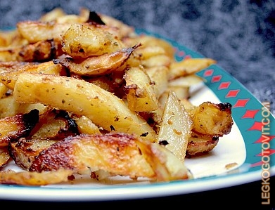 Фото рецепта: Запеченный картофель с горчицей