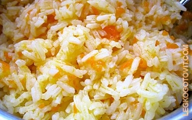 Фото рецепта: Рис с морковью