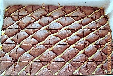 Фото рецепта: Шоколадный торт с творогом