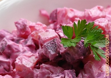Фото рецепта: Салат из картофеля и свеклы