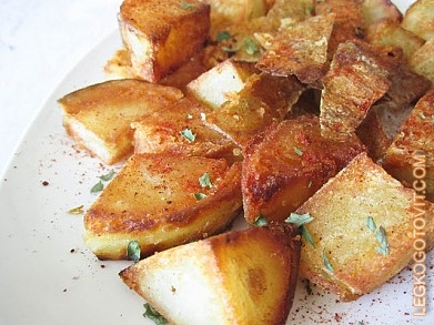 Фото рецепта: Жареный картофель с хрустящей корочкой