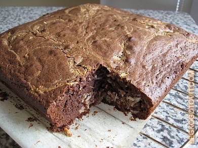 Фото рецепта: Кокосово-шоколадный пирог