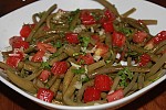 Фото рецепта: Салат из зеленой фасоли с помидорами
