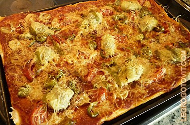 Фото рецепта: Пицца по-провансальски