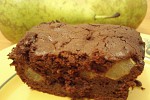 Фото рецепта: Шоколадный пирог из груш