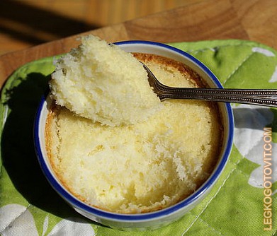Фото рецепта: Нежное кокосовое суфле
