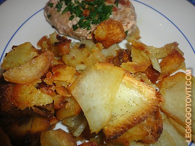 Фото рецепта: Жареный сладкий картофель (батат)