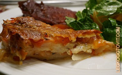 Фото рецепта: Запеканка из картофеля с помидорами