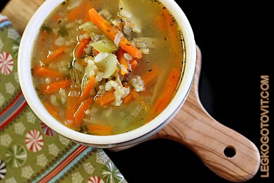 Фото рецепта: Рисовый суп из индейки