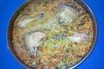 Фото рецепта: Курица с рисом запеченная в духовке