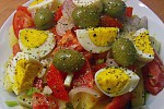 Фото рецепта: Летний салат с яйцами