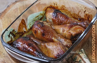 Фото рецепта: Куриные ножки в соевом соусе