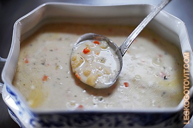 Фото рецепта: Суп из  цветной капусты