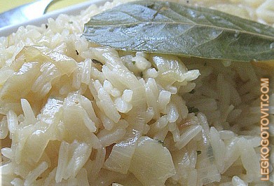 Фото рецепта: Рис с жареным луком