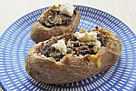 Фото рецепта: Картофель, фаршированный грибами