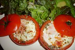 Фото рецепта: Яичница в помидорах