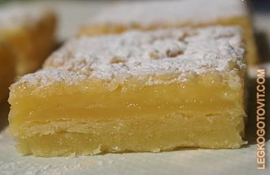 Фото рецепта: Домашний лимонный пирог