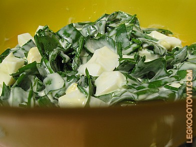 Фото рецепта: Салат с черемшой