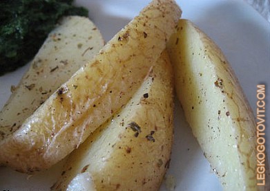 Фото рецепта: Картофель, приготовленный в микроволновой печи