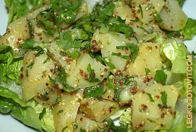 Фото рецепта: Картофельный салат с горчицей