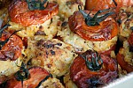 Фото рецепта: Фаршированные помидоры с курицей и сыром