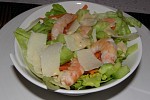 Фото рецепта: Овощной салат с креветками