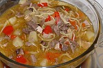 Фото рецепта: Суп из свинины с вермишелью