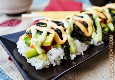 Фото рецепта: Ленивые суши