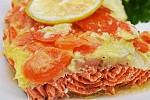 Фото рецепта: Запеченный лосось с морковью