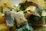 Фото рецепта: Картофельный салат с сельдью