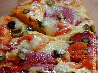 Фото рецепта: Бездрожжевое тесто для пиццы