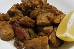Фото рецепта: Жареное мясо с грибами