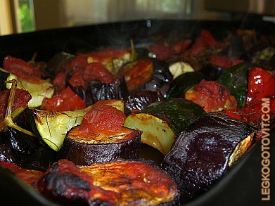 Фото рецепта: Карри из цукини и помидоров