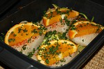 Фото рецепта: Филе морского сома под апельсинами