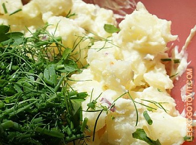 Фото рецепта: Картофель с зеленью