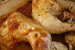 Фото рецепта: Жареные куриные окорочка, маринованные в горчице