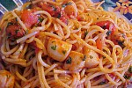 Как приготовить Спагетти с томатным соусом и гребешками