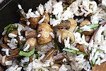 Фото рецепта: Рис с шампиньонами