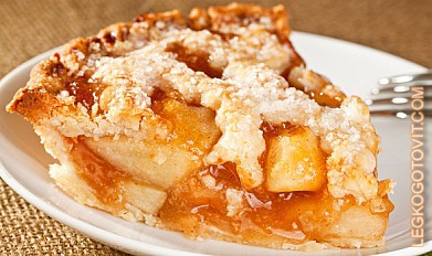 Фото рецепта: Ленивый яблочный пирог