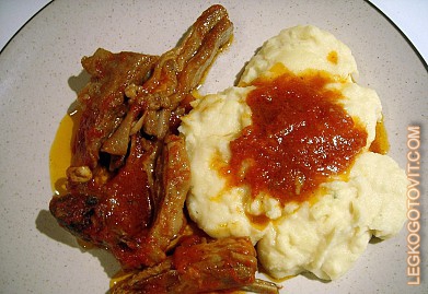 Фото рецепта: Бараньи ребра в томатном соусе
