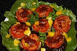 Фото рецепта: Баклажаны с помидорами и сыром