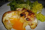 Фото рецепта: Печеный картофель фаршированный яйцом