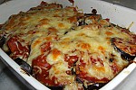 Фото рецепта: Запеченные баклажаны с помидорами и моцареллой