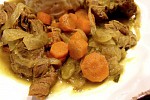 Фото рецепта: Баранина с фасолью и морковью