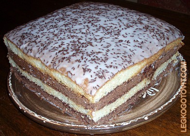 Фото рецепта: Неаполитанский торт