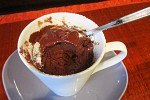 Фото рецепта: Шоколадный пирог в чашке