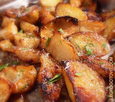 Фото рецепта: Жареный картофель и топинамбур