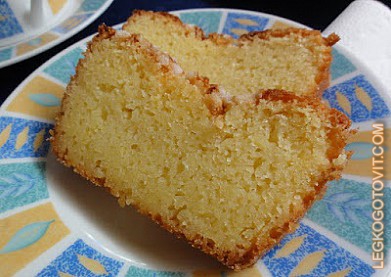 Фото рецепта: Английский лимонный кекс
