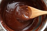 Фото рецепта: Шоколадная глазурь для пасхального кулича