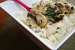 Фото рецепта: Рис с курицей и грибами